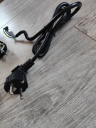 Kabel sieciowy 3 żyłowy z wtyczką kątową