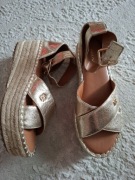 River Island złote sandały espadryle damskie rozm.39