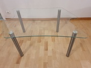 Stół szklany asymetryczny