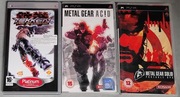 Zestaw 3 gier Sony PSP Metal Gear Solid Portable Ops Ac!d Tekken