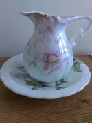 Dzbanek i miseczka z porcelany -wytwórnia Hadida 