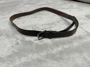 Zara pasek modny czarny 95 cm okazja klamra jesień