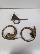 Trąbki sygnały klakson zabytkowe samochodowe motocyklowe mosiężne