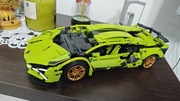 Samochód Lamborghini Sian z klocków Technicznych zestaw 1280 elementów