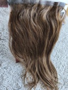 Naturalne włosy CLIP-IN 100% Human Hair | Średni Brąz #4 | 40cm | Nr: 12