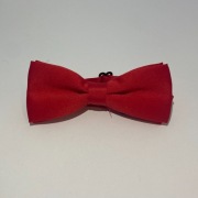 MUCHA MUSZKA CZERWONY KLASYCZNA SATYNA MĘSKA 