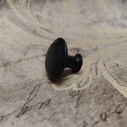 Czarne gałki do mebli 32 sztuki , 27mm