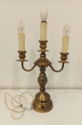 Stara lampa stołowa PRL