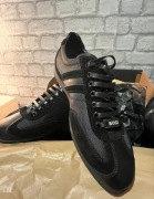 Buty męskie sportowe HUGO BOSS trampki półbuty sneakersy czarne r. 42 28 cm