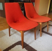 Krzesła "Muszla" Hanna Lachert PRL