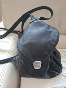 Plecak skórzany czarny