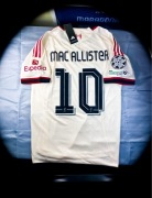 (L) Mac Allister 10 Liverpool 2025/26 Nowa Jersey Beżowa Piłkarska Koszulka