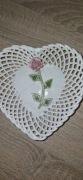 koszyczek ręcznie robiony ceramika porcelana Prl