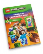 Minecraft magazyn z figurka i naklejkami wyprawa po nefrytowy miecz 
