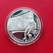 10 ZŁOTYCH MŚ W PIŁCE NOŻNEJ KOREA JAPONIA 2002 rok - srebro AG