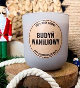 Świeca sojowa BUDYŃ WANILIOWY