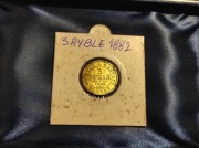 Moneta z kolekcji ROSJA - 1882 rok, 3 Ruble, Aleksander III. opakowaniu.
