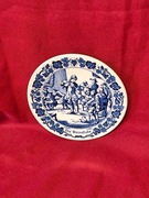 Royal Goedewaagen Holland – talerz dekoracyjny „Die Weinstube” – vintage