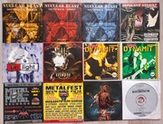 12 płyt promo CD: death, black, thrash, groove, heavy metal