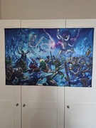 materiałowy plakat Warhammer Thousand Sons, Nurgle i inne