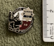 Pin Policja przewodnik psa k9 odznaka policyjna