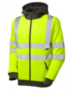 ŻÓŁTA BLUZA Z KAPTUREM LEO SAUNTON HEAVY DUTY ZIP r. S