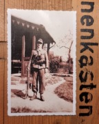 Zdjęcie strzelca wyborowego/snajpera z karabinem K43 G43 + ZF4 WW2 WH SS