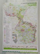 Mapa Wschodni Szlak Rowerowy Dolina Bugu.