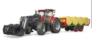 Bruder 03198 Case IH Optum 300 CVX z ładowaczem i przyczepą