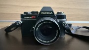 Konica Japan + obiektyw AR – aparat analogowy, vintage, *DO01