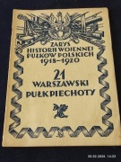 Broszura 2 RP 21 Warszawski Pułk Piechoty 