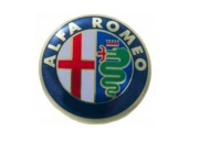 Naklejka Znaczek ALFA ROMEO złoty Emblemat Kluczyk Pilot logo 14mm zaślepka