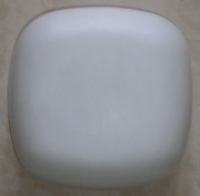 Biały Kinkiet Plafon Kwadratowy 20x20cm