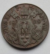 WATYKAN 20 Centesimi 1929 Pius XI okołoMENNICZA