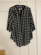 Bluzka koszulowa z wiązaniem Wallis