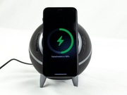 Stacja ładująca 4w1 Qi z automatyczną rotacją, telefon smartwatch słuchawki