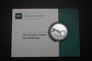10 zł 2014 100. rocznica urodzin Jana Karskiego blister