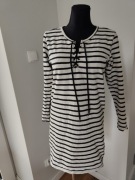 Pasiasta sukienka z bawełny 40 L pieces paski