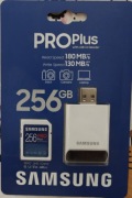 Samsung PRO Plus 256GB SDXC + czytnik