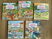 5x Moja wielka wyszukiwanka Przedszkole Zwierzęta Pojazdy Dzień i noc