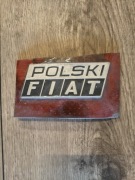 Emblemat POLSKI FIAT 126p śruby 