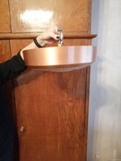 Lampa miedziana lata 60-70