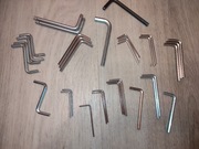 Zestaw kluczy imbusowych + duży zestaw bitów i końcówek - mix