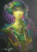 ANIOŁ ŚWIATŁA * pastel olejny * MIKOŁAJ KONCZALSKI