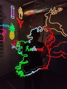 Mapę Swojego Kraju Neon Napisy LED. Mapa Irlandii