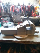 Solidne Imadło Ślusarskie Obrotowe | Szerokość Szczęk 150mm |