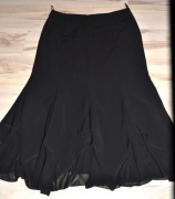 184^  maxi elegancka spódnica żorżeta  46/48