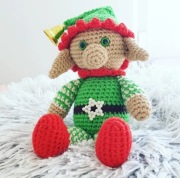 Elf skrzat Boże Narodzenie maskotka pluszak święta