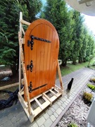 drzwi ocieplane z opaską łukowe prostokątne piwnicy gospodarcze na wymiar