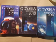 2001 2010 2061 Odyseja Kosmiczna Clarke zestaw